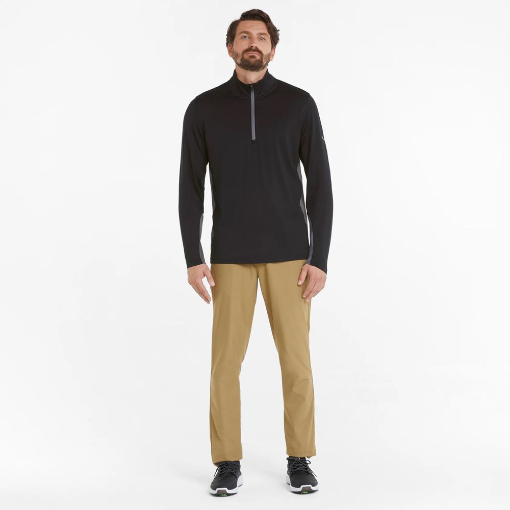 Gamer 1/4 Zip Genser Herre Svart