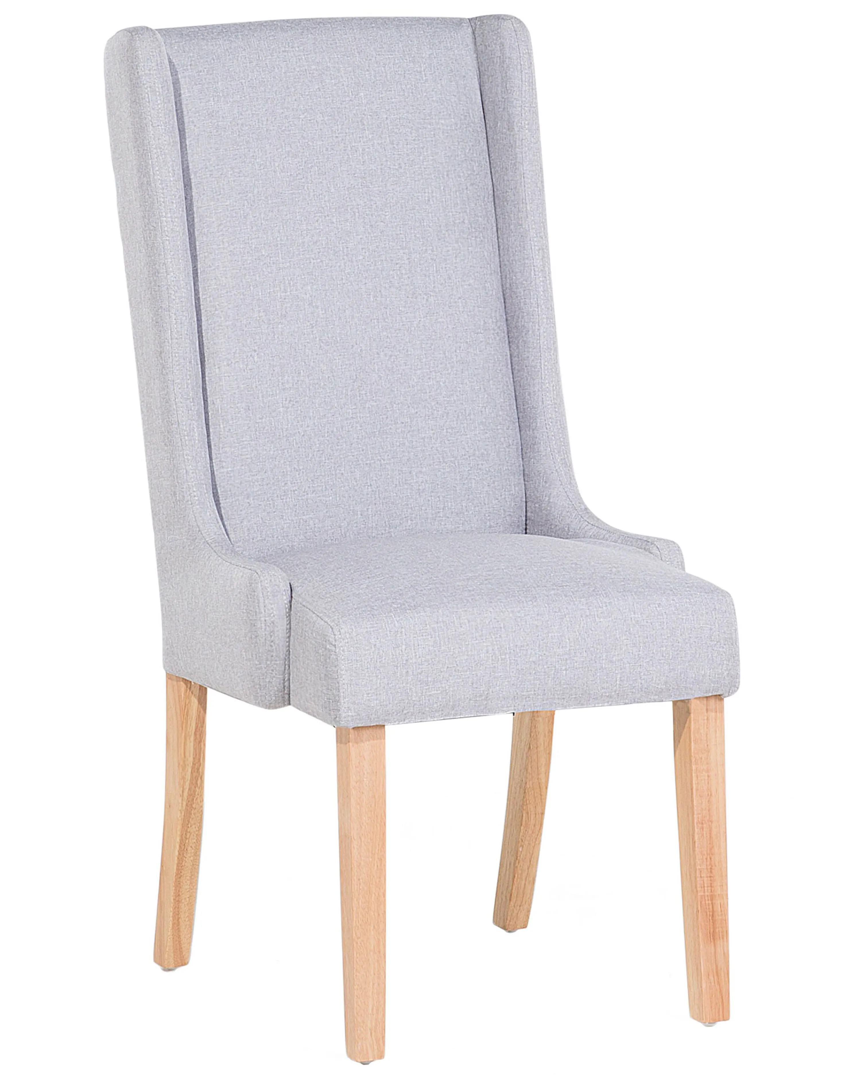 Set van 2 eetkamerstoelen CHAMBERS Katoen Lichtgrijs