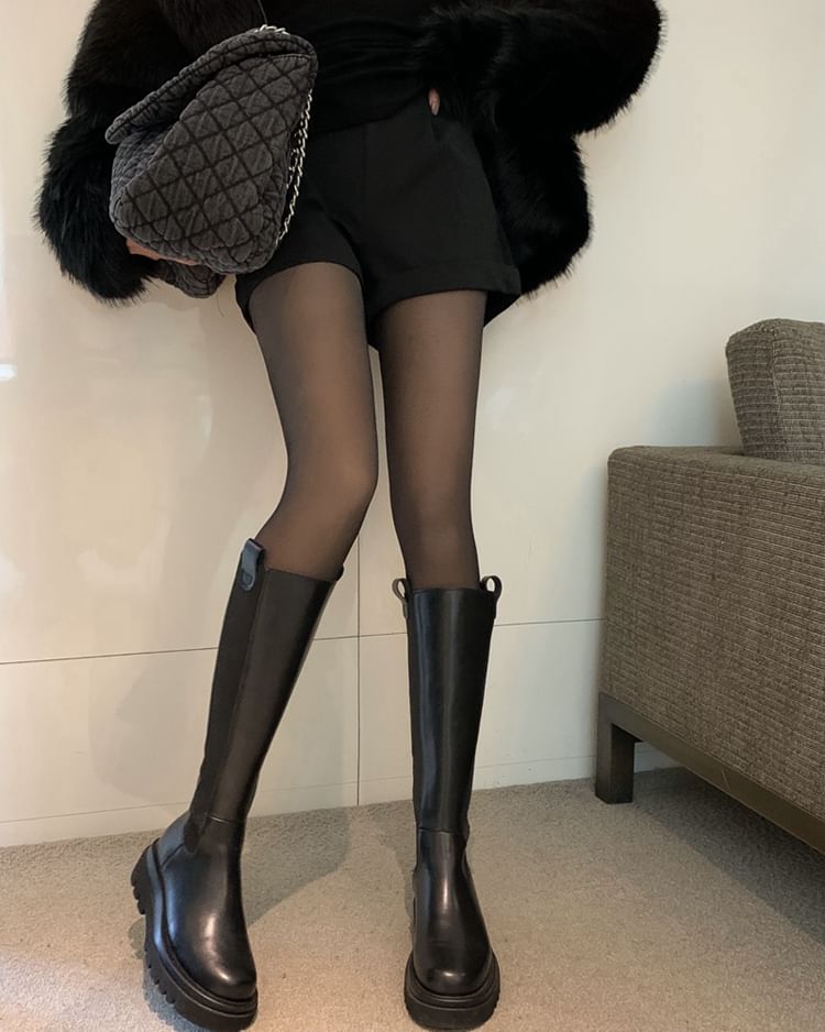 Miss Kekeli - Effen panty's / stijgbeugelleggings