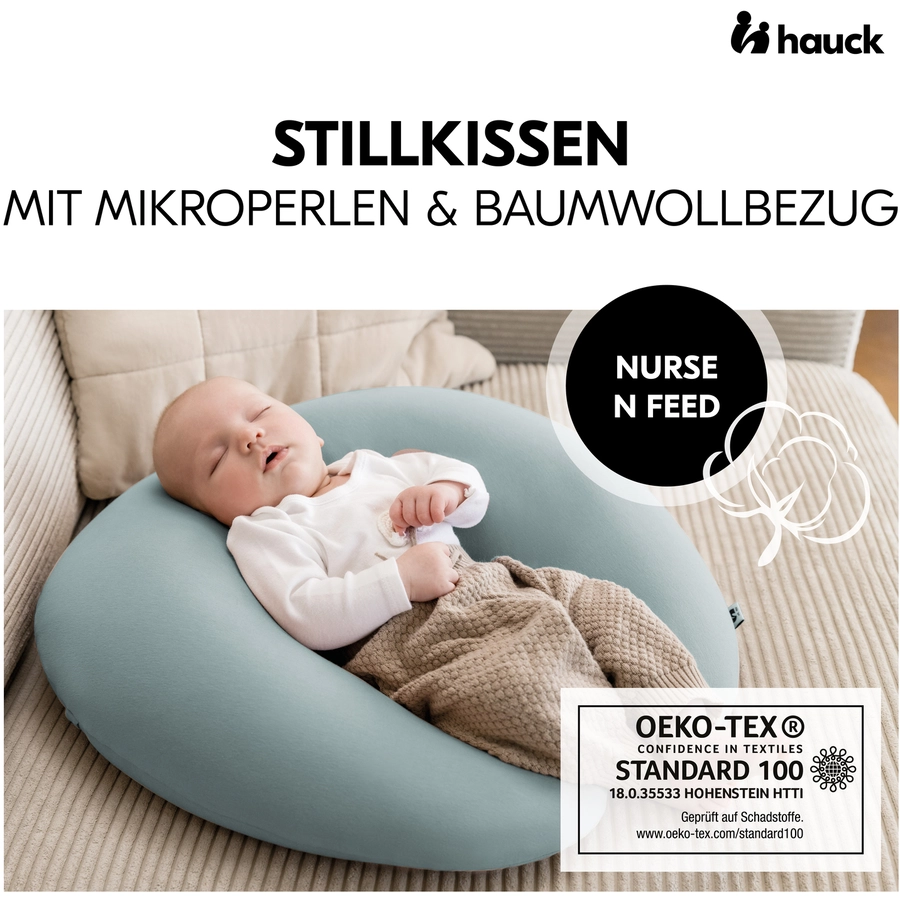 hauck Stillkissen Nurse N Feed Eukalyptus