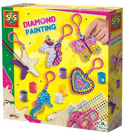 SES Creative Aktivitetss?t - Mal Med Diamanter - N?glevedh?ng