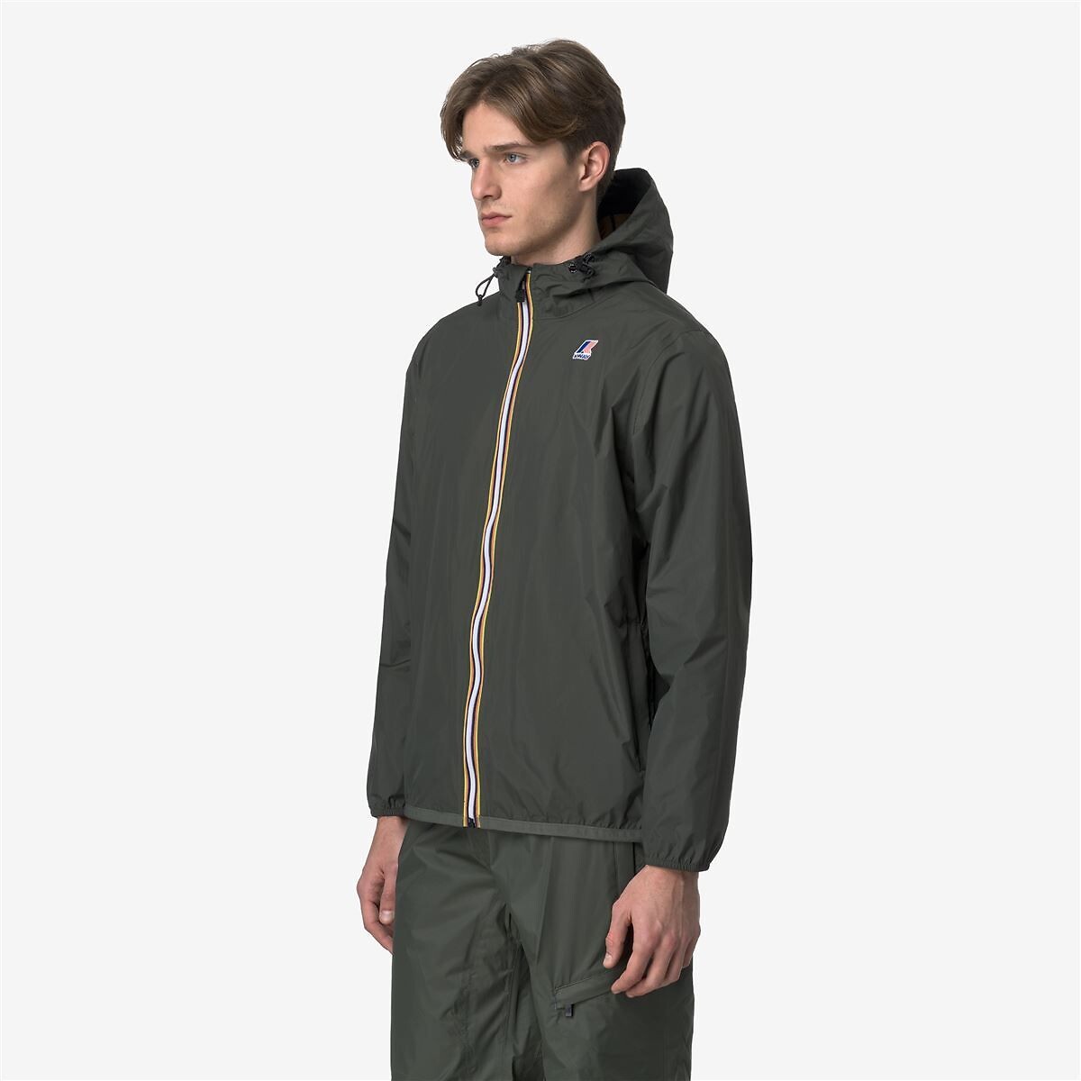 K-WAY<br>LE VRAI CLAUDE 4.0 corta-vento com capuz unissex