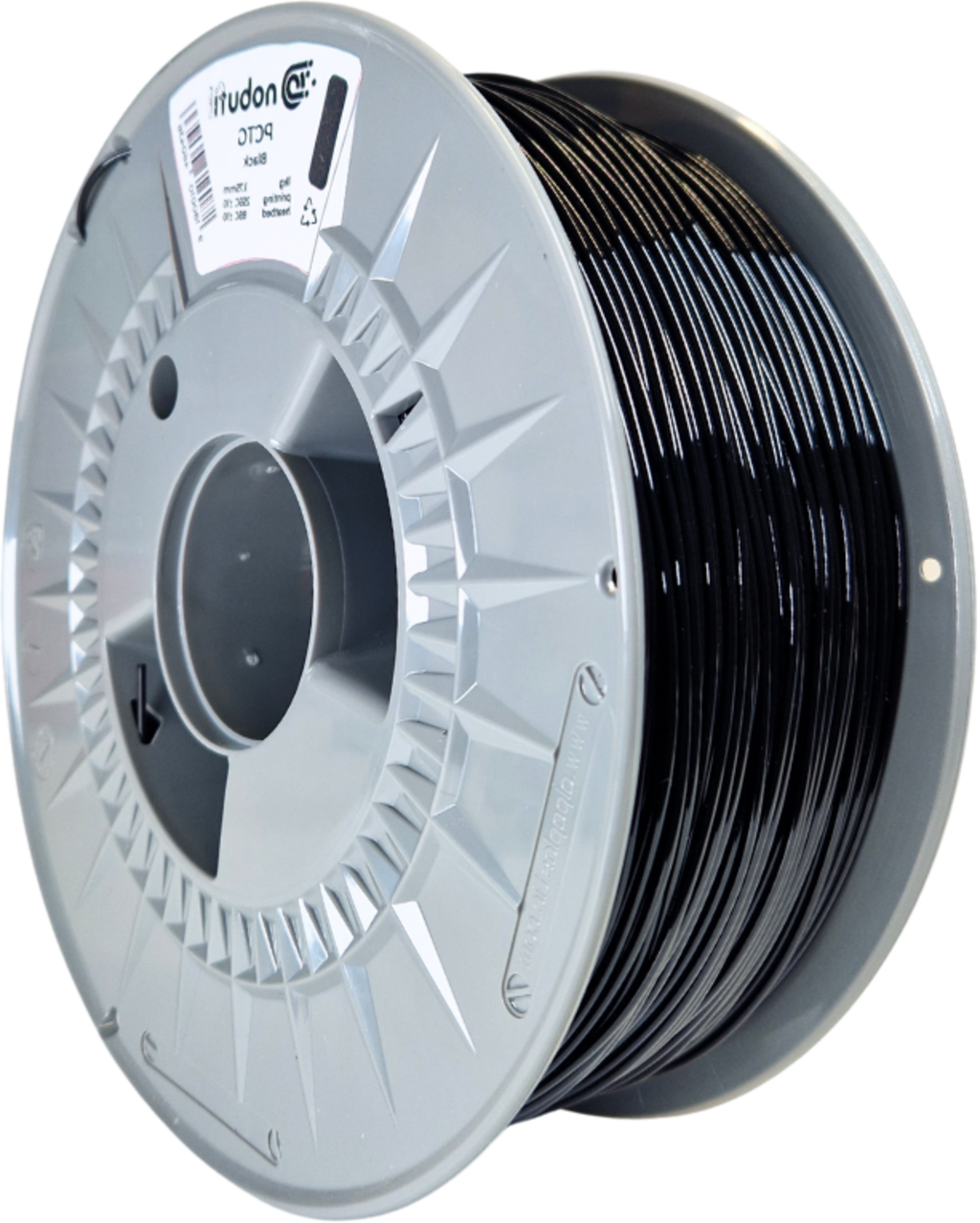 Nobufil  PCTG Black, 1,75 mm / 1000 g    Schlagfestes PCTG Filament aus recycelten Kunststoffen