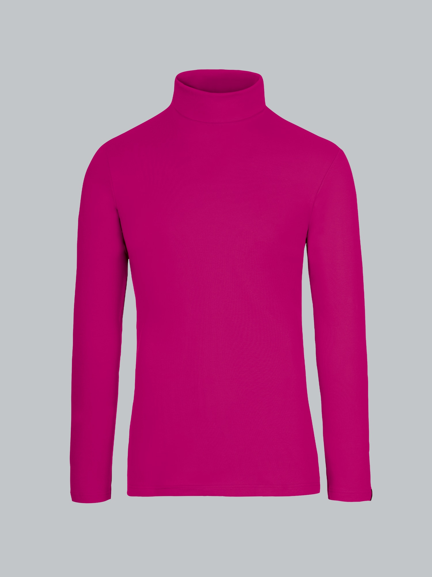 Rollkragenshirt Magenta