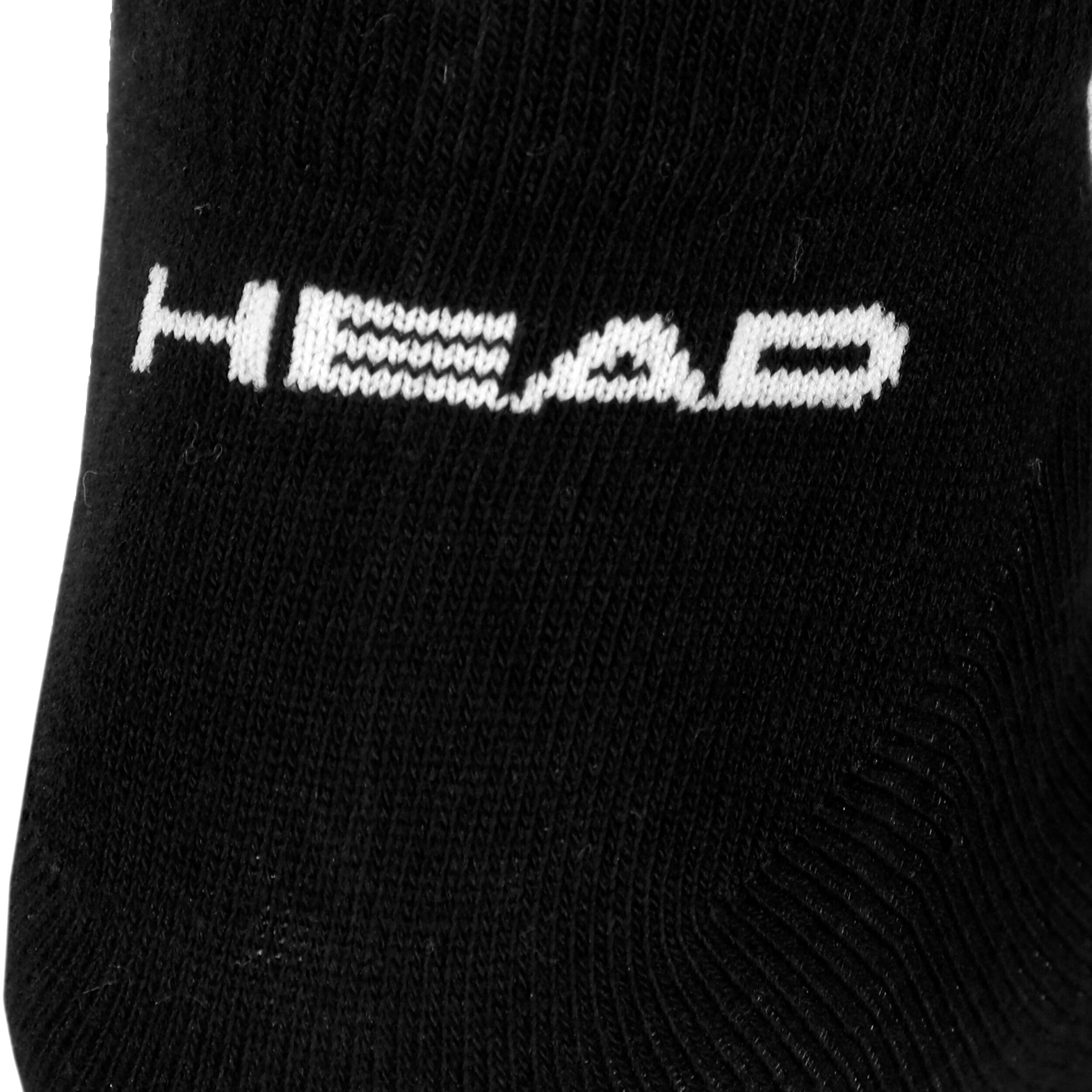 HEAD Sneaker Chaussettes De Tennis Pack De 3 - Noir