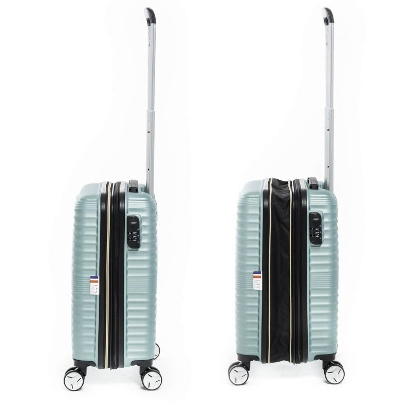 Lot de 2 valises cabine et underseater + vanity rigides 323 55, 45 et 35 cm Menthe