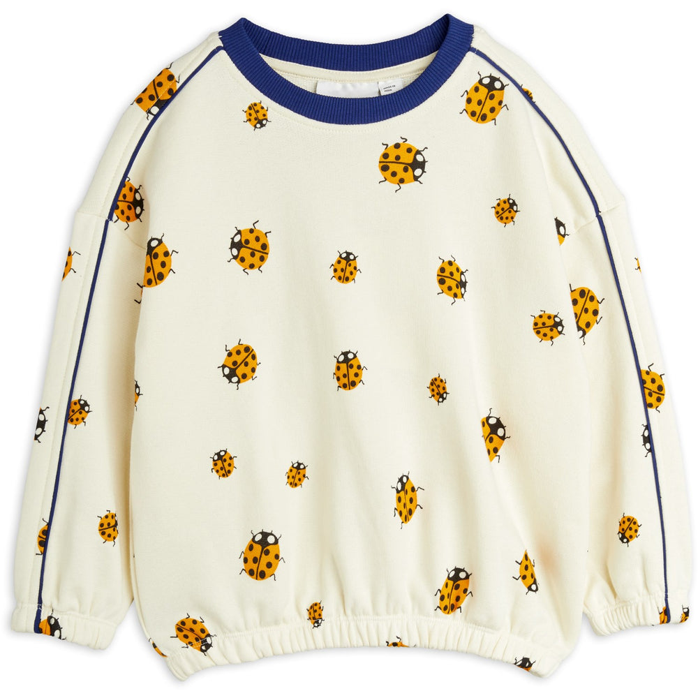 Køb Mini Rodini Offwhite Ladybugs AOP Sweatshirt