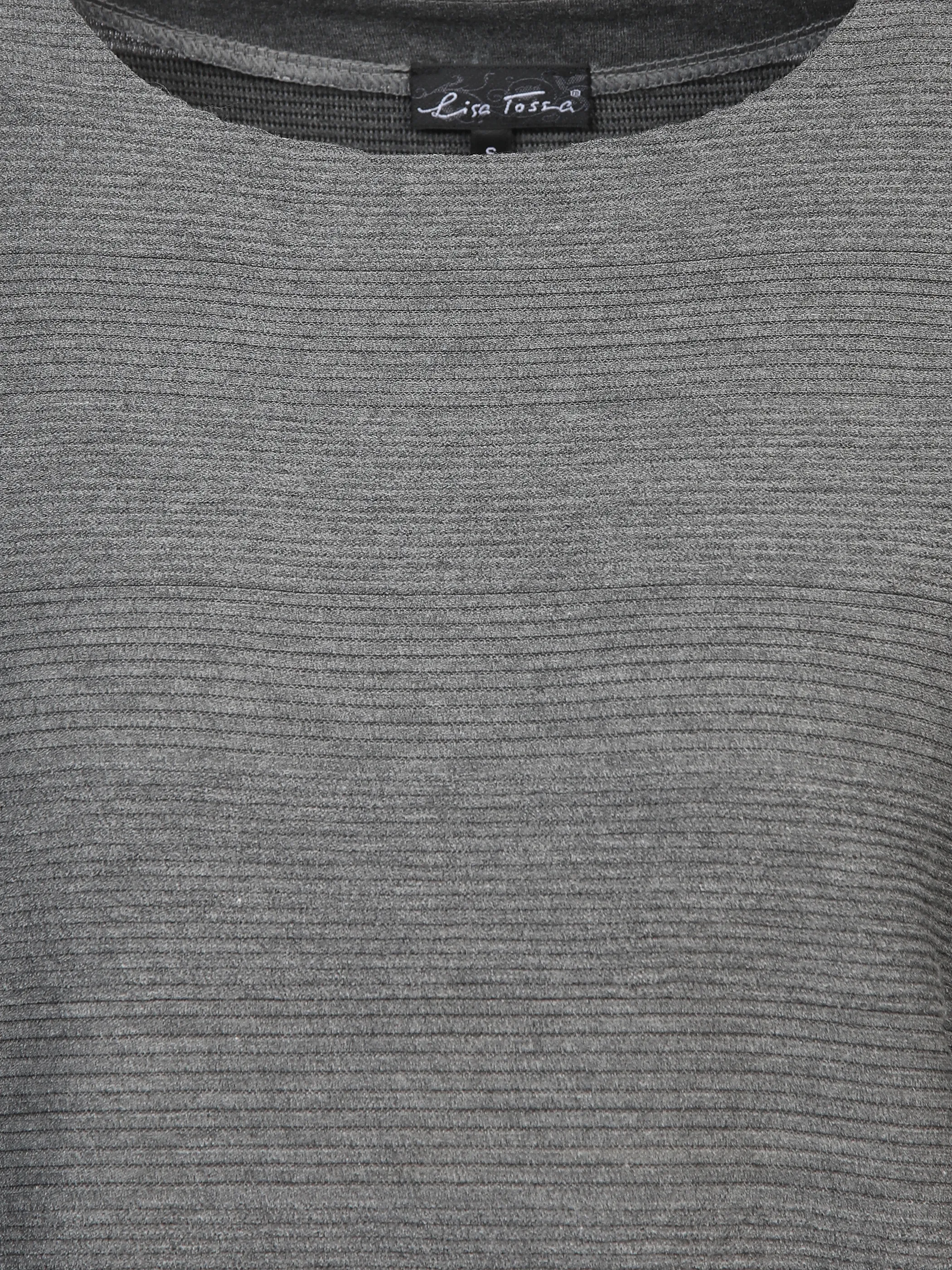 Damen Struktur-Shirt mit Streifenoptik