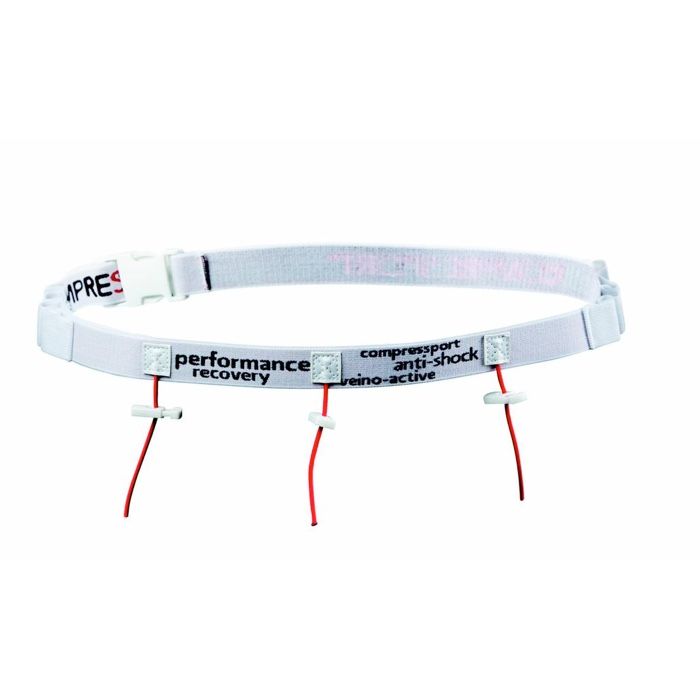 compressport race belt 609 belt white