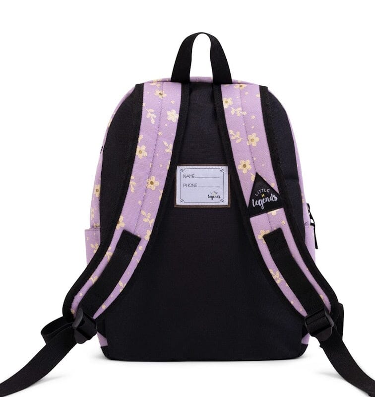 Little Legends Backpack L Lila Flower