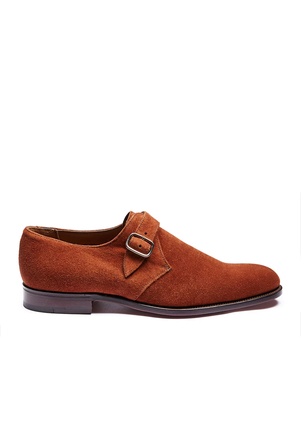 BOUCLE AMBROSE VEAU VELOURS MARRON