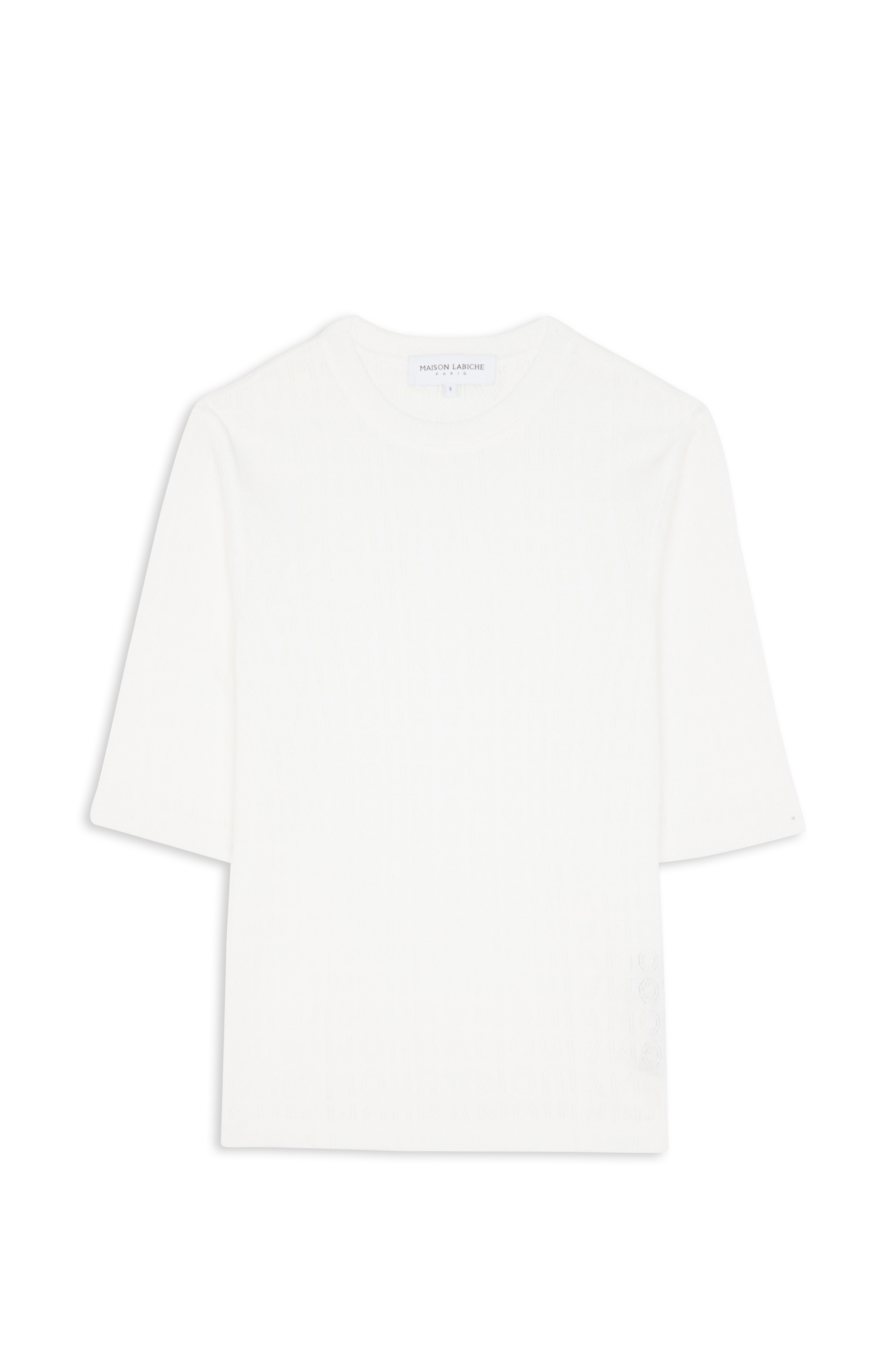 MAISON LABICHE Top LEBAUDY NB/GOTS Blanc