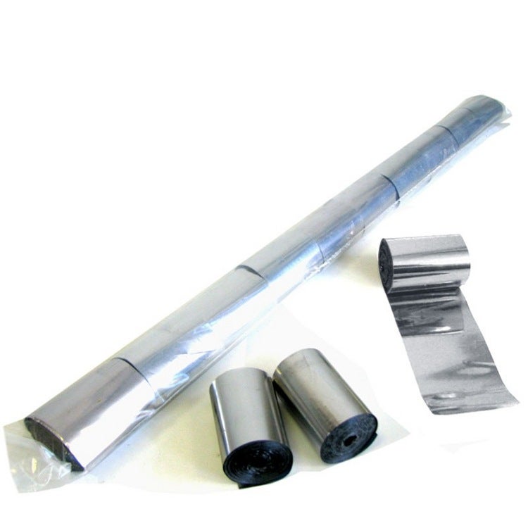 Magic FX metallic streamers 20mx5cm zilver 10st