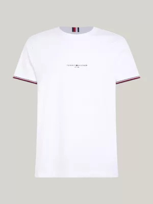 Camiseta Slim Fit com Detalhe na Barra