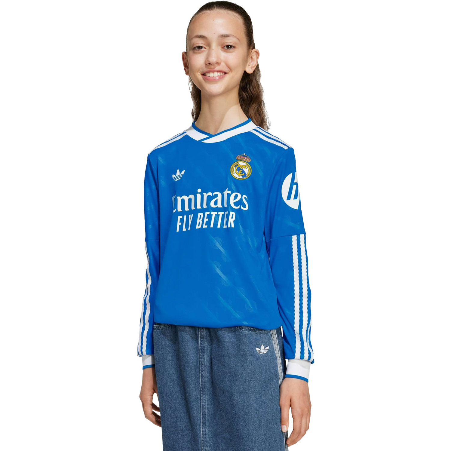 adidas Real Madrid 3rd Shirt Longsleeve Kids