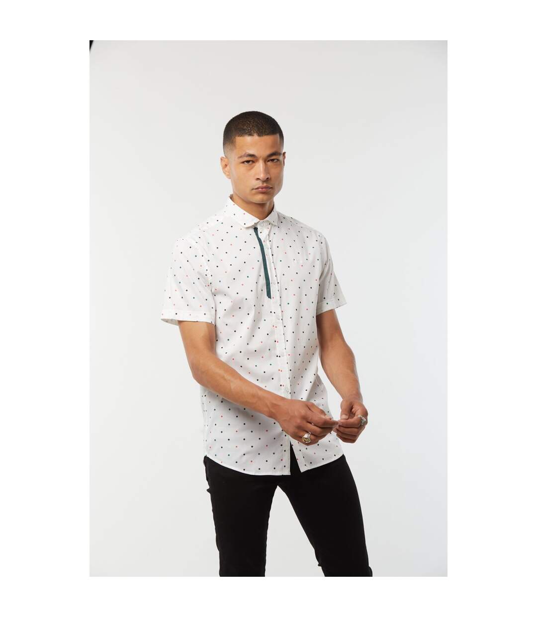 Chemise manches courtes coton regular DREK