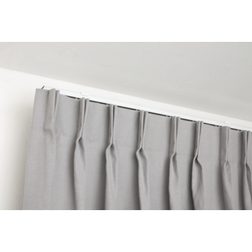 Intensions 6 cm wandsteun gordijnrail Plus wit 2 stuks