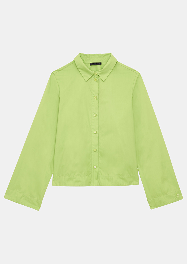 Chemise Callieverte en popeline