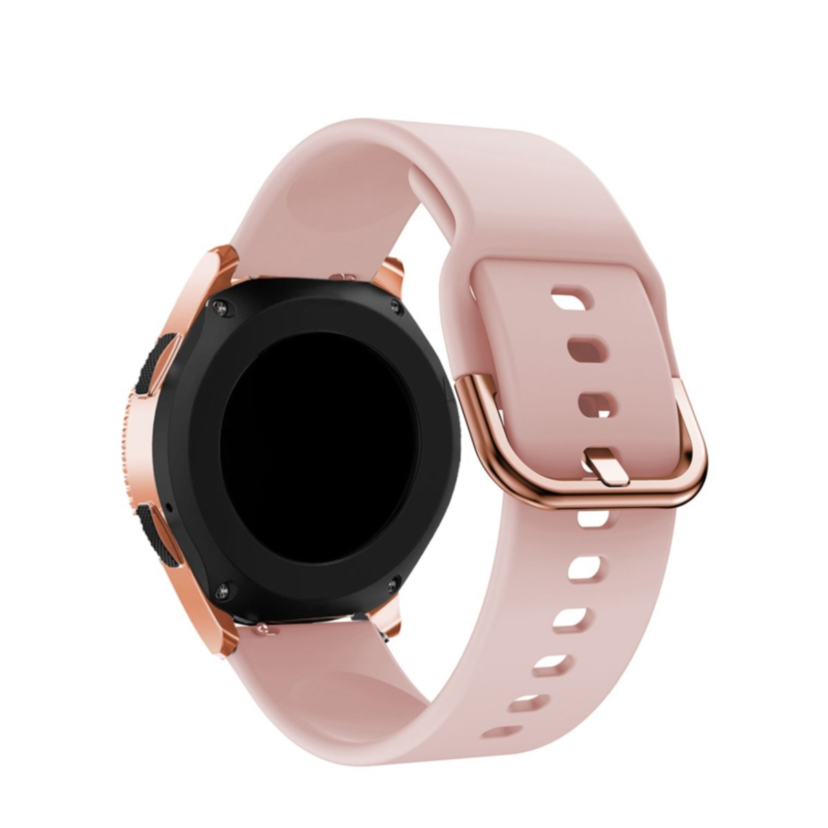 Samsung Galaxy Watch 4 (44mm) Silikon Sport Armband mit Dornschliesse (Gelenkumfang: 160-210mm) - Rosa