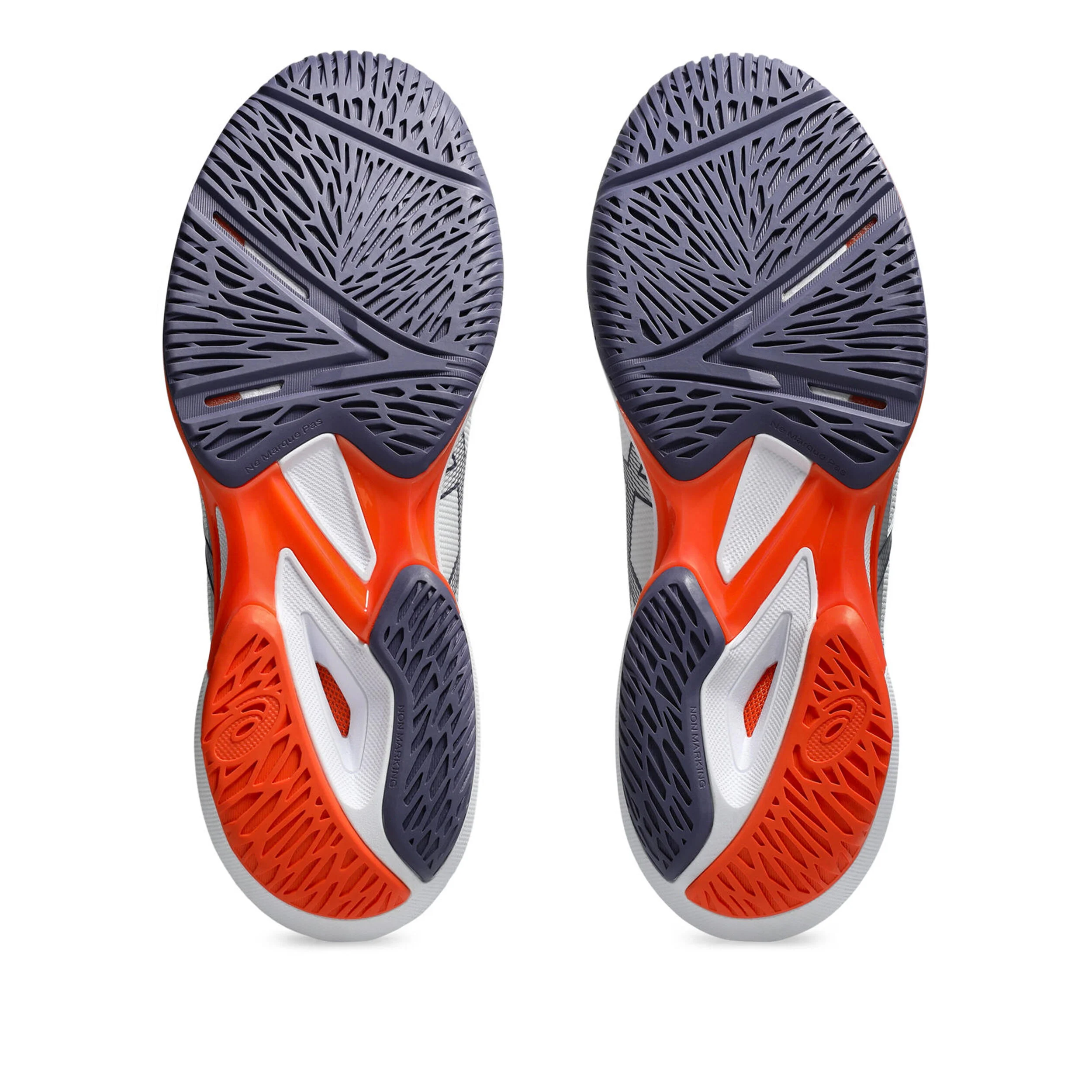 ASICS Solution Speed FF 3 Chaussures Toutes Surfaces Hommes - Blanc , Orange
