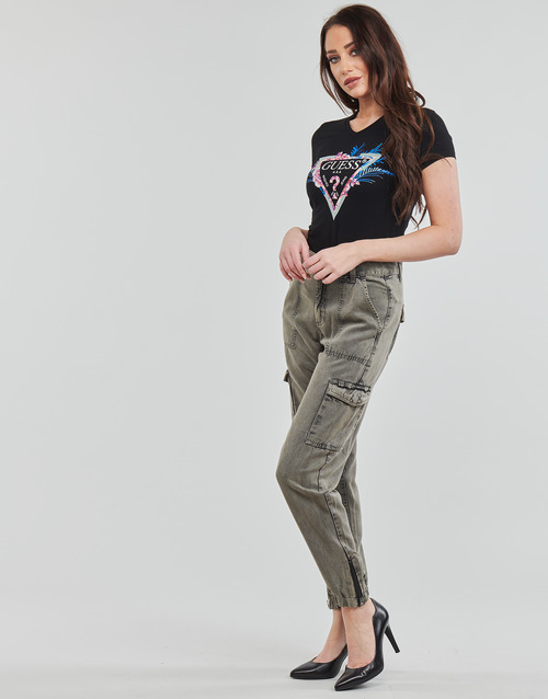Guess - SS VN KATHE TEE - Noir