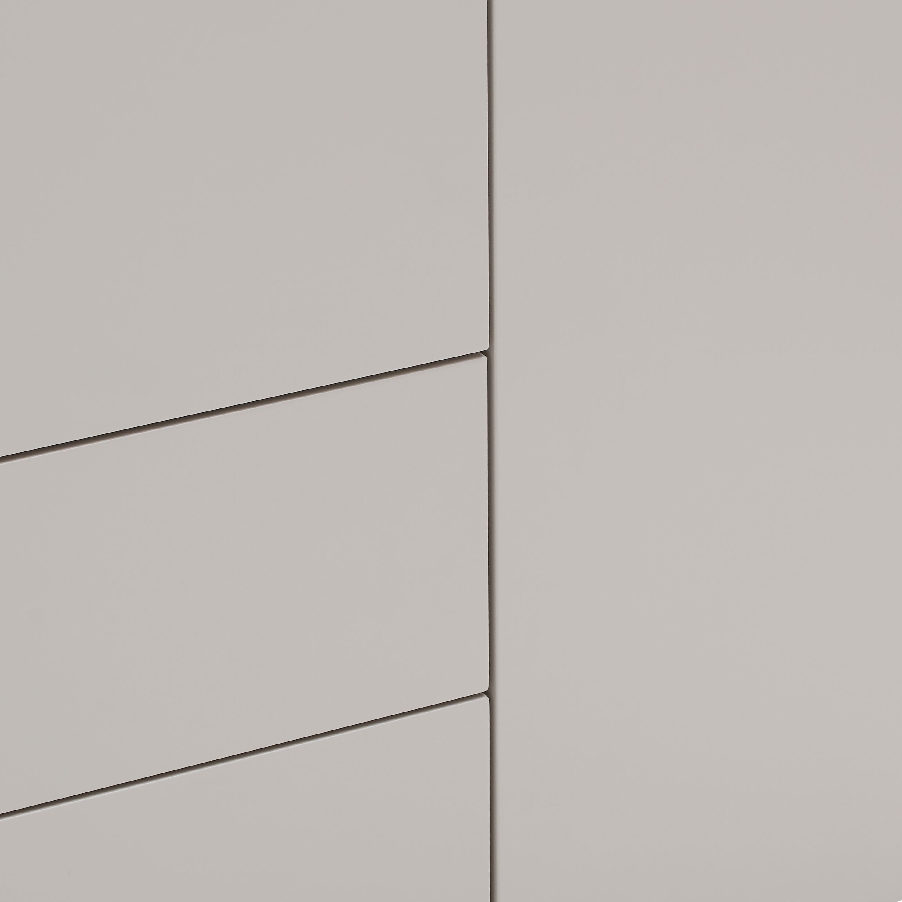 LUX Highboard - Taupe / B: 100.0 cm x T: 46.0 cm x H: 123.5 cm