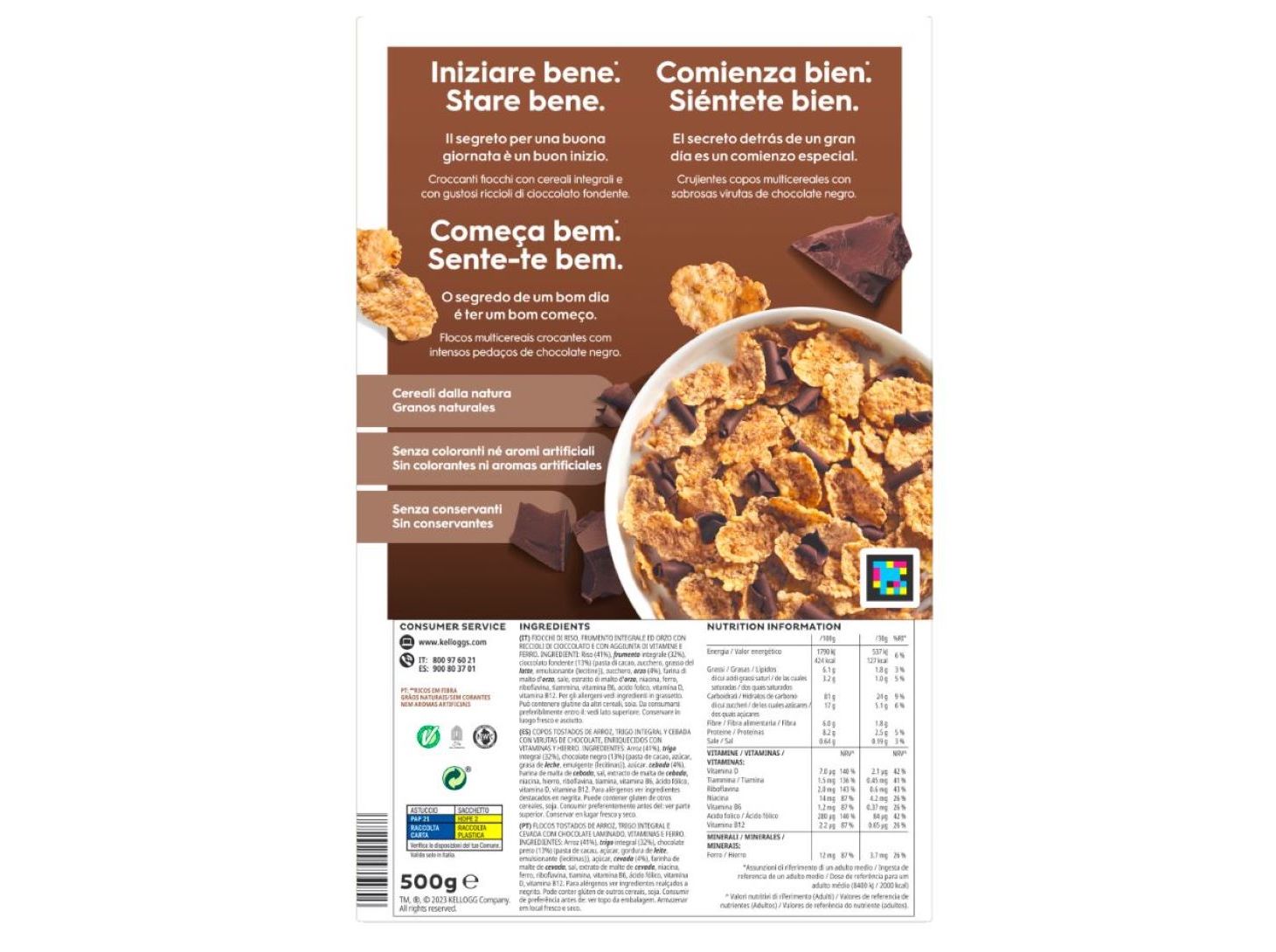 CEREAIS SPECIAL K KELLOGG'S CHOCO 500G