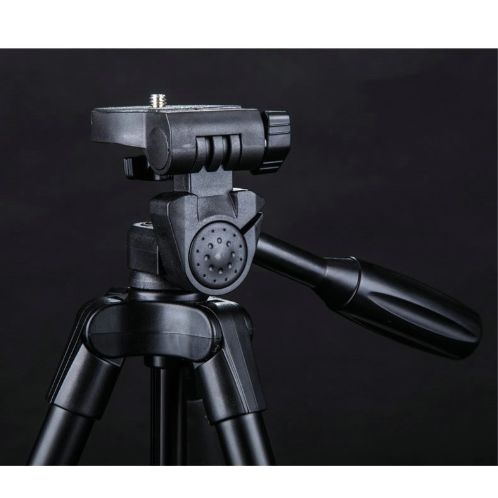 (136cm) Foto / Video Tripod Dreibein Stativ Halterung mit Fernauslöser für Smartphone / DSLR Kamera / GoPro   1/4