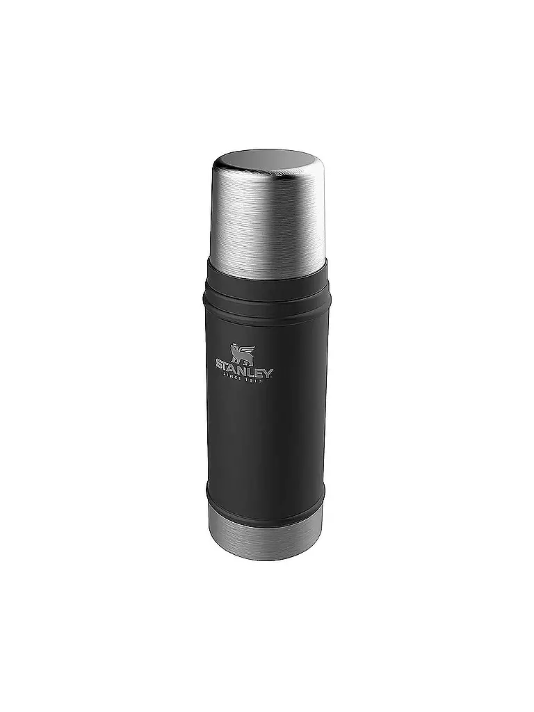 STANLEY Isolierflasche - Thermosflasche Classic Legendary Bottle 0,47l Schwarz schwarz