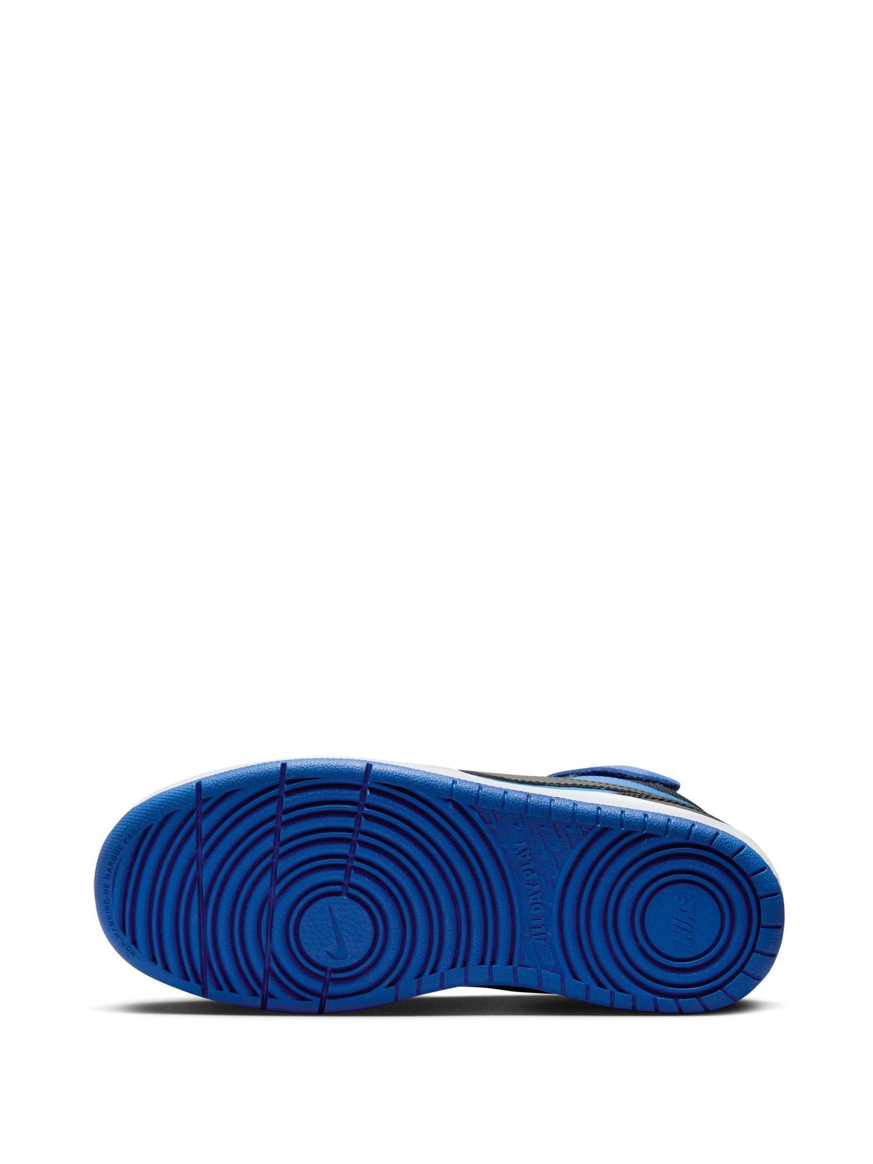 Blauw/Zwart - Nike Court Borough Mid sneakers voor jeugd