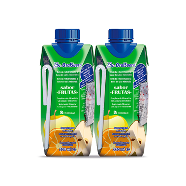 Bi-Oralsuero Frutas Sol Or 330Ml X2