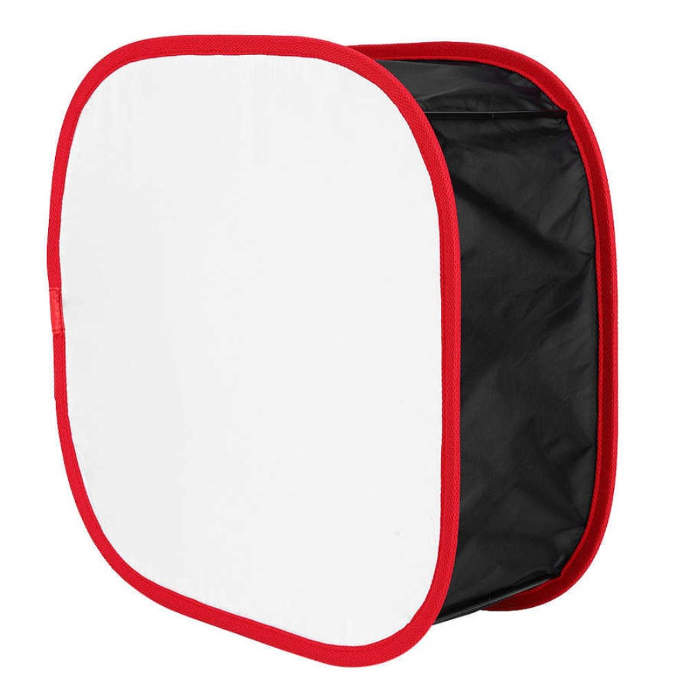(43cm) Faltbarer Kamera Licht Diffusor Softbox Studio Ausrüstung Porträt Foto Leuchte   Tragetasche - Schwarz