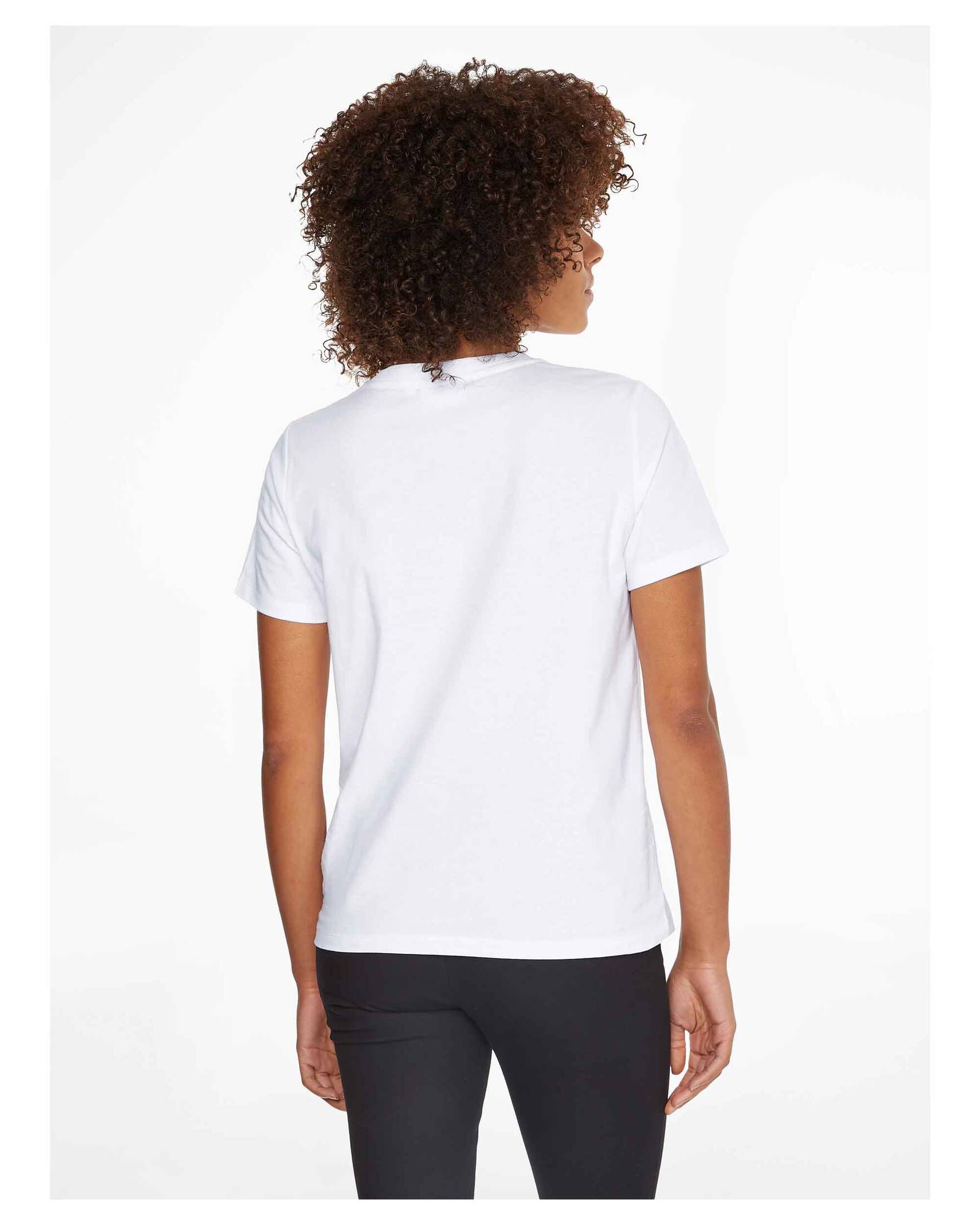 CALVIN KLEIN| Damen T-Shirt BLURRED FLOWER CK T-SHIRT