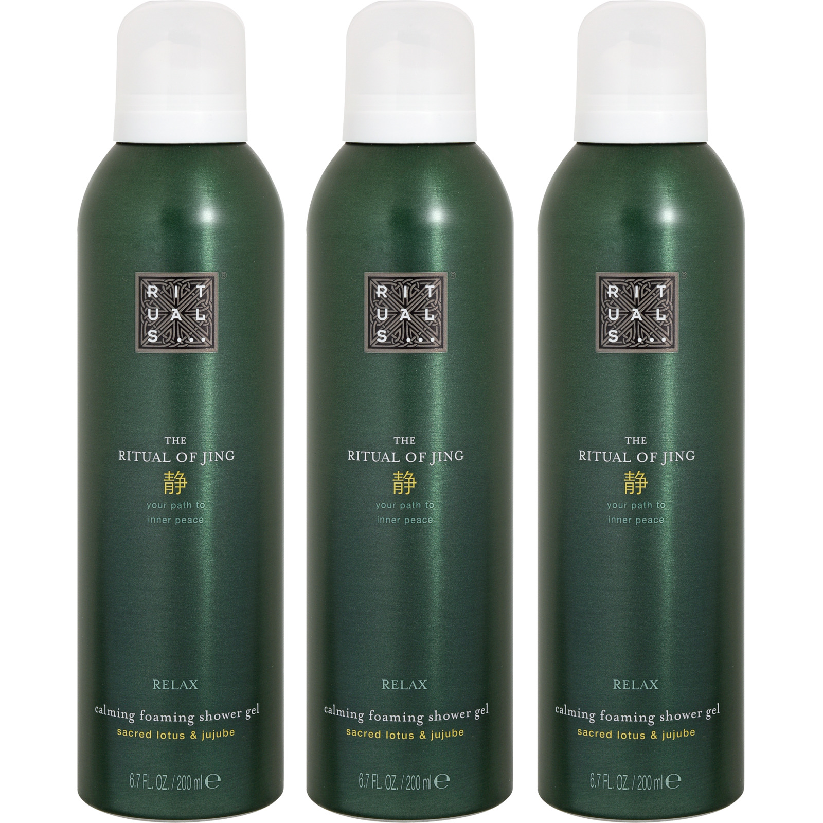 Rituals Duschschaum The Ritual of Jing 3 x 200 ml