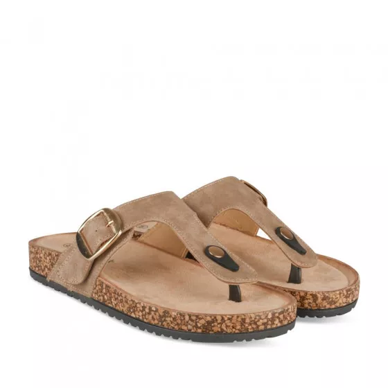 Tongs TAUPE ANGELA THOMPSON