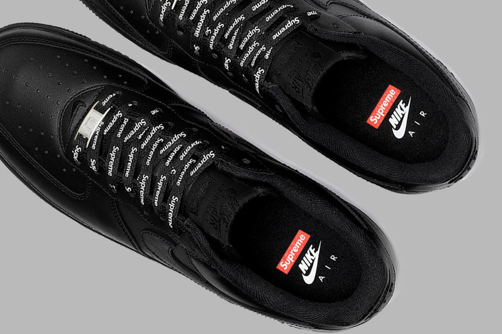 Nike Air Force 1 Low Supreme Black