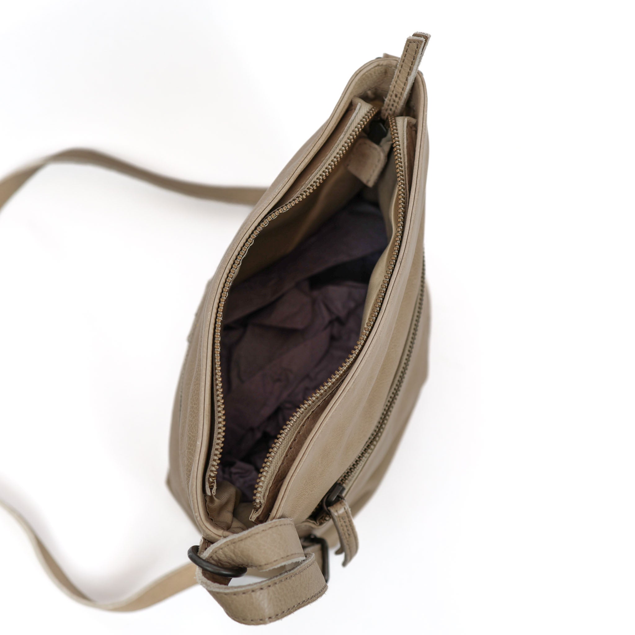 Schoudertasje 'Nancy' silver mink Silver mink