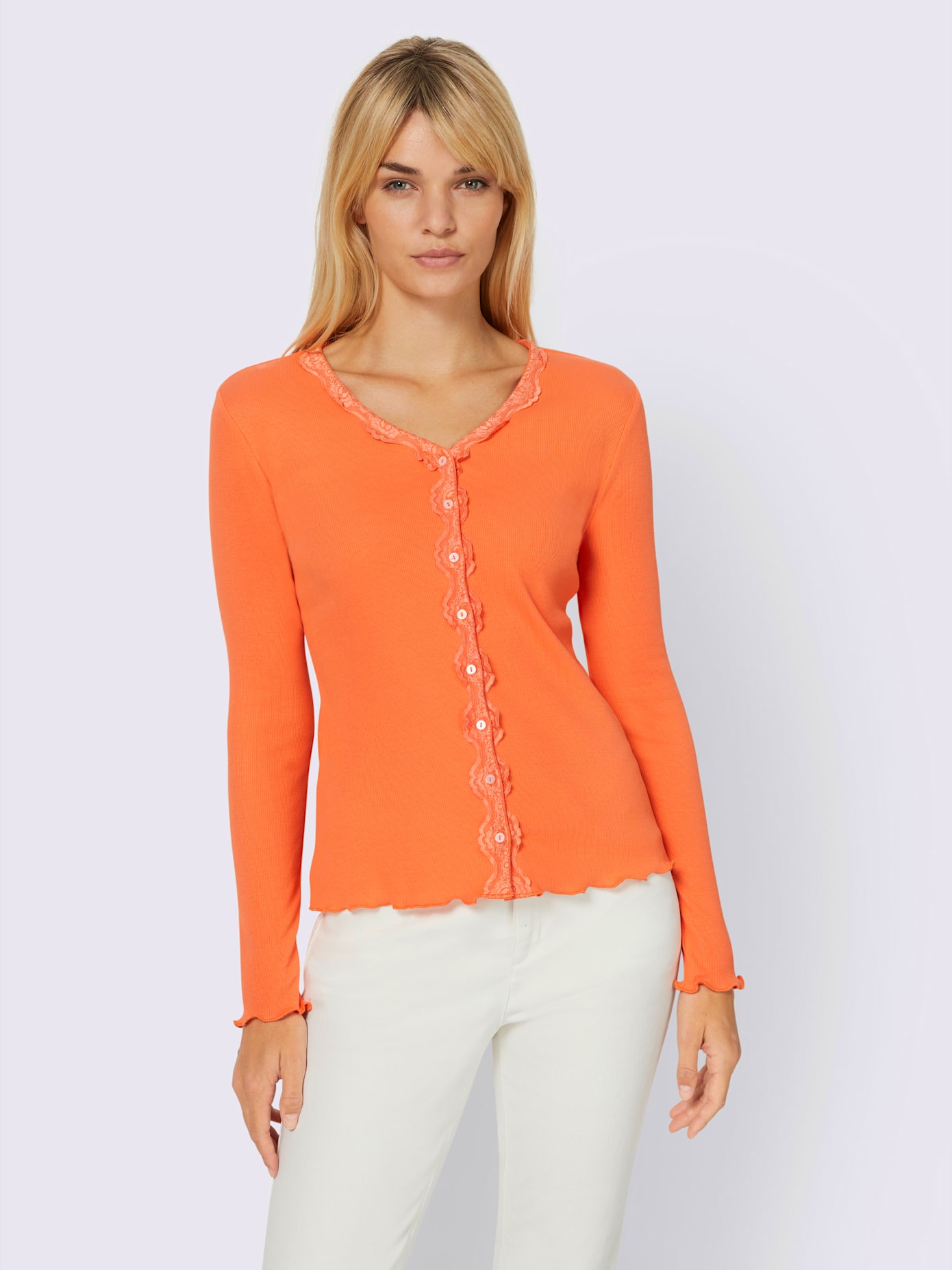 Veste légère qualité jersey côtelée facile à entretenir