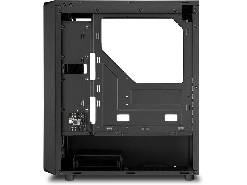 Sharkoon PC-Gehäuse TK4 RGB Midi-ATX-Gehäuse mit vier vorinstallierten 120-mm-Lüftern mit adressierbaren RGB-LEDs