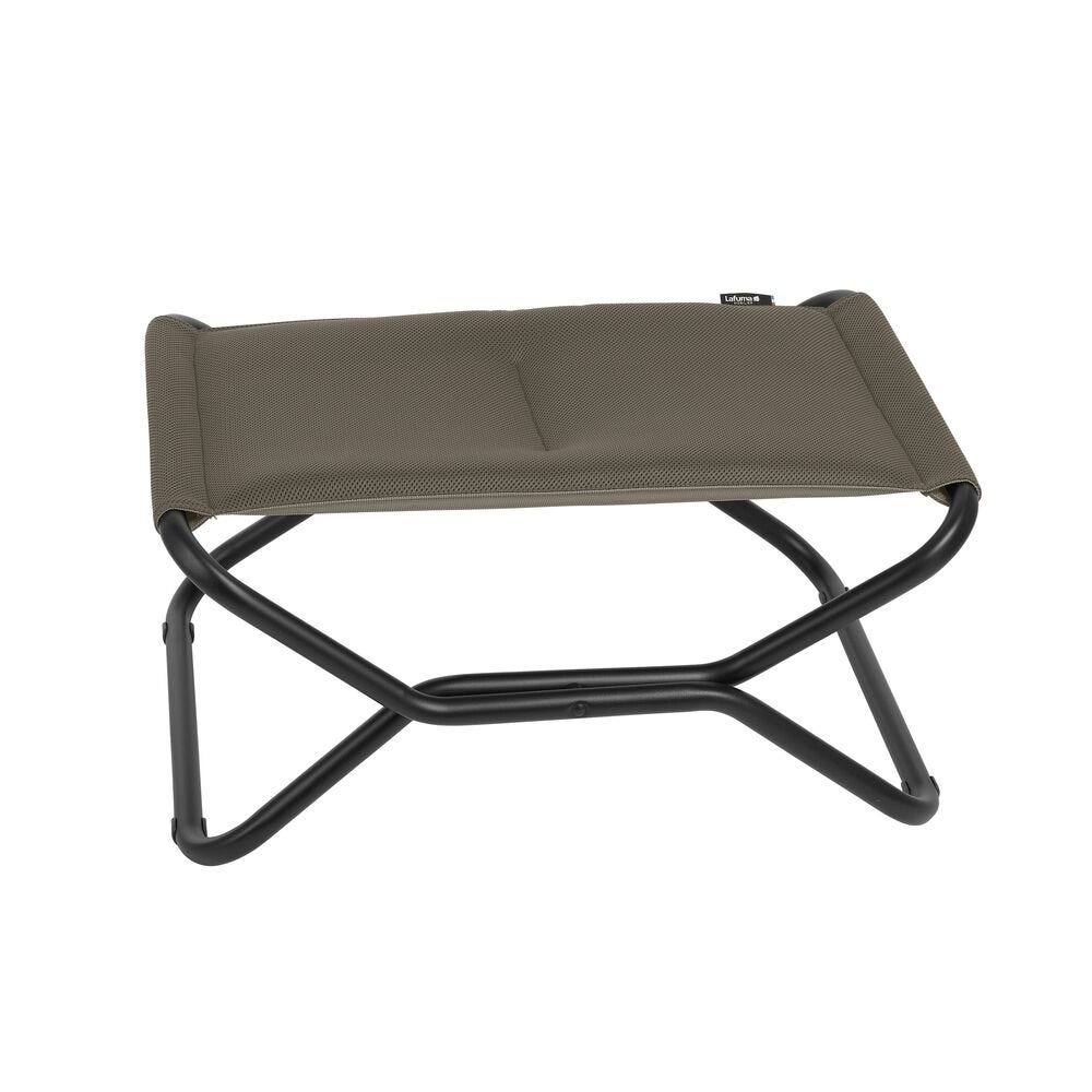 Klappbare gepolsterte Fußstütze / Hocker Next AirComfort® Braun Taupe