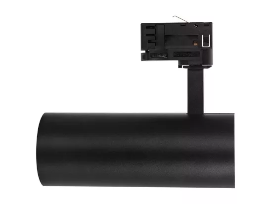 Spot LED sur Rail Triphasé 30W Bertha LIFUD Noir 4000K Blanc neutre