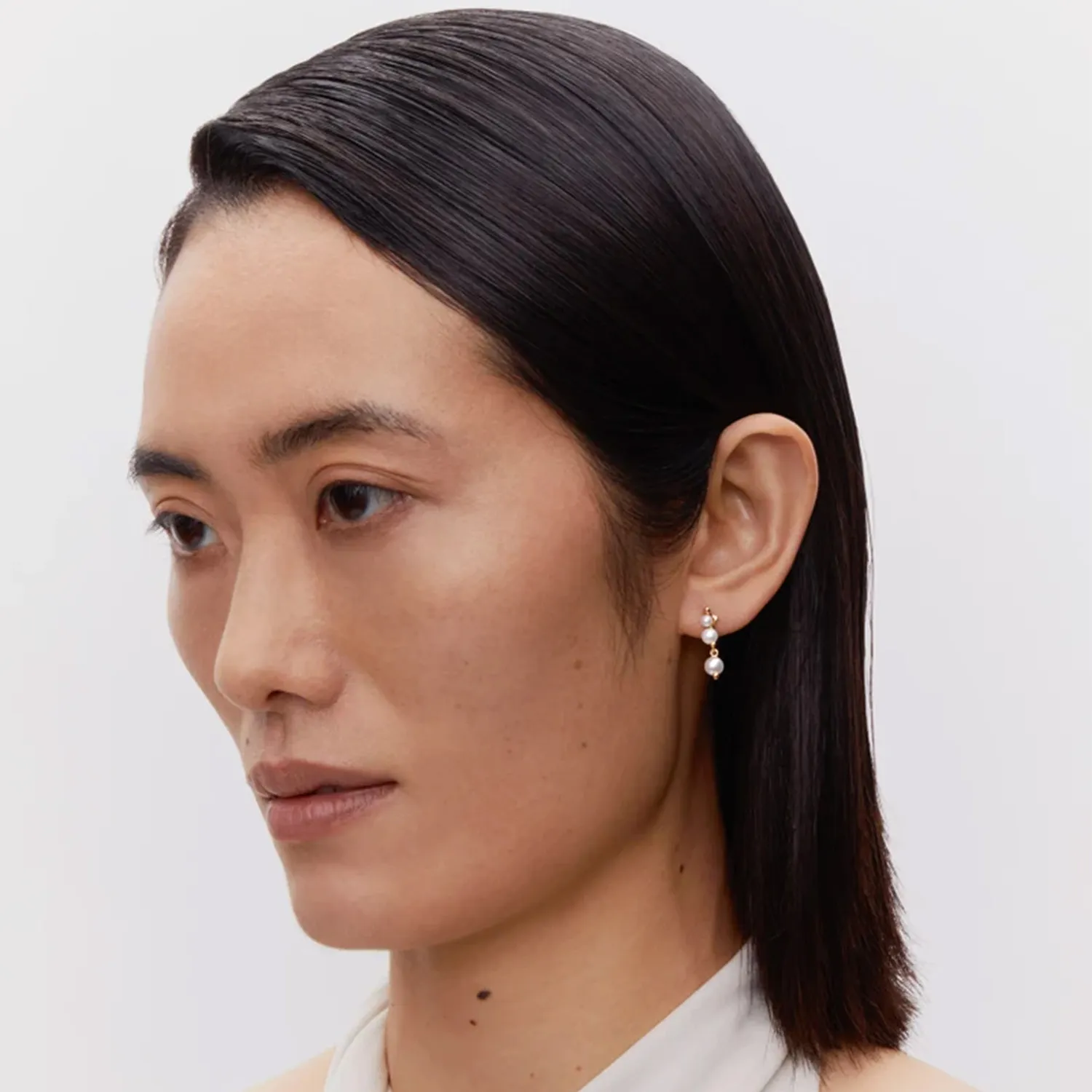 Maria Black Shibuya San Ørering Single 18 kt. Forgyldt Sølv 101079YG