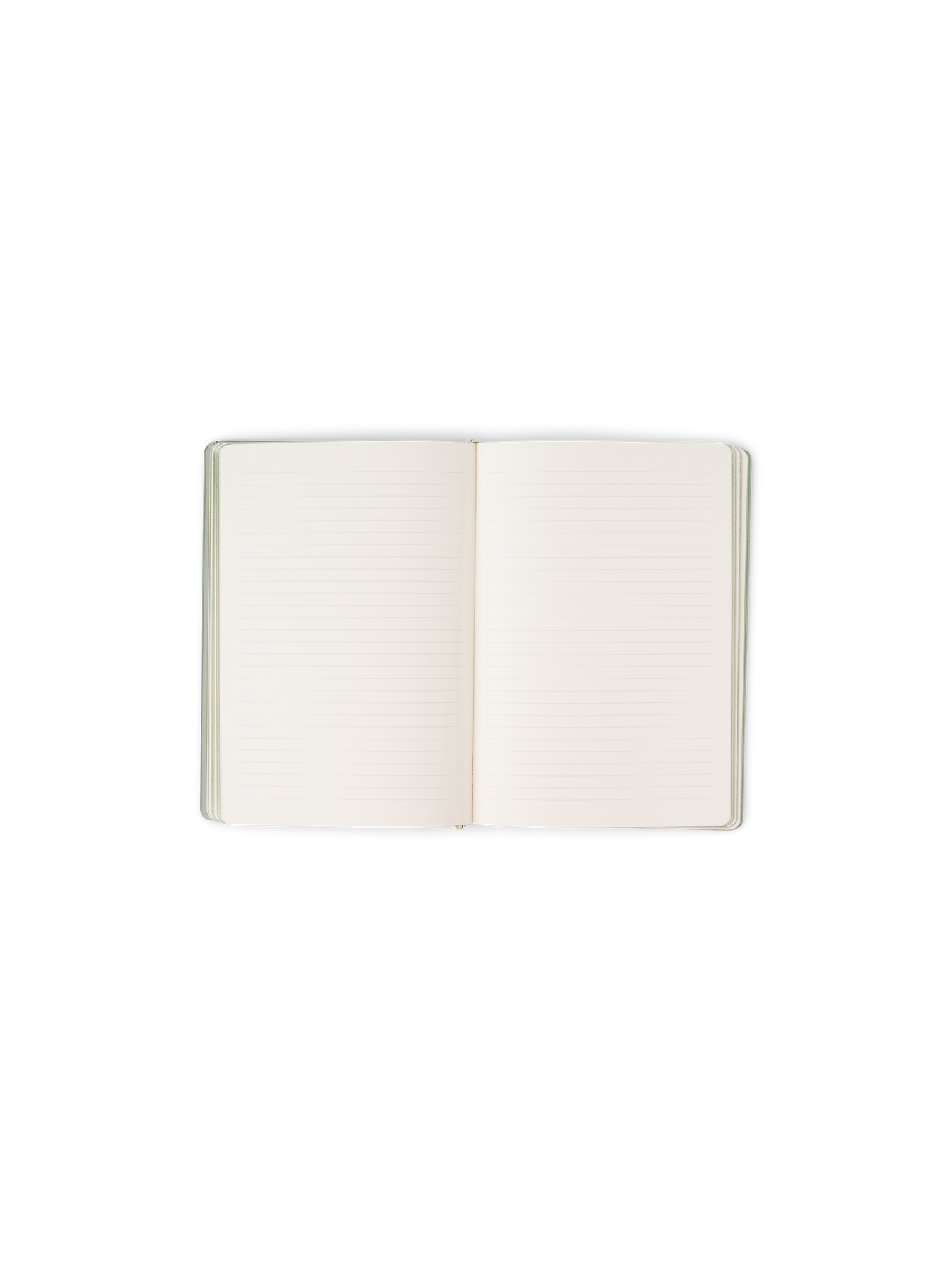 Notesbog med linjeret papir A5 | Papir. Softcover. A5. 126 sider. | Off White