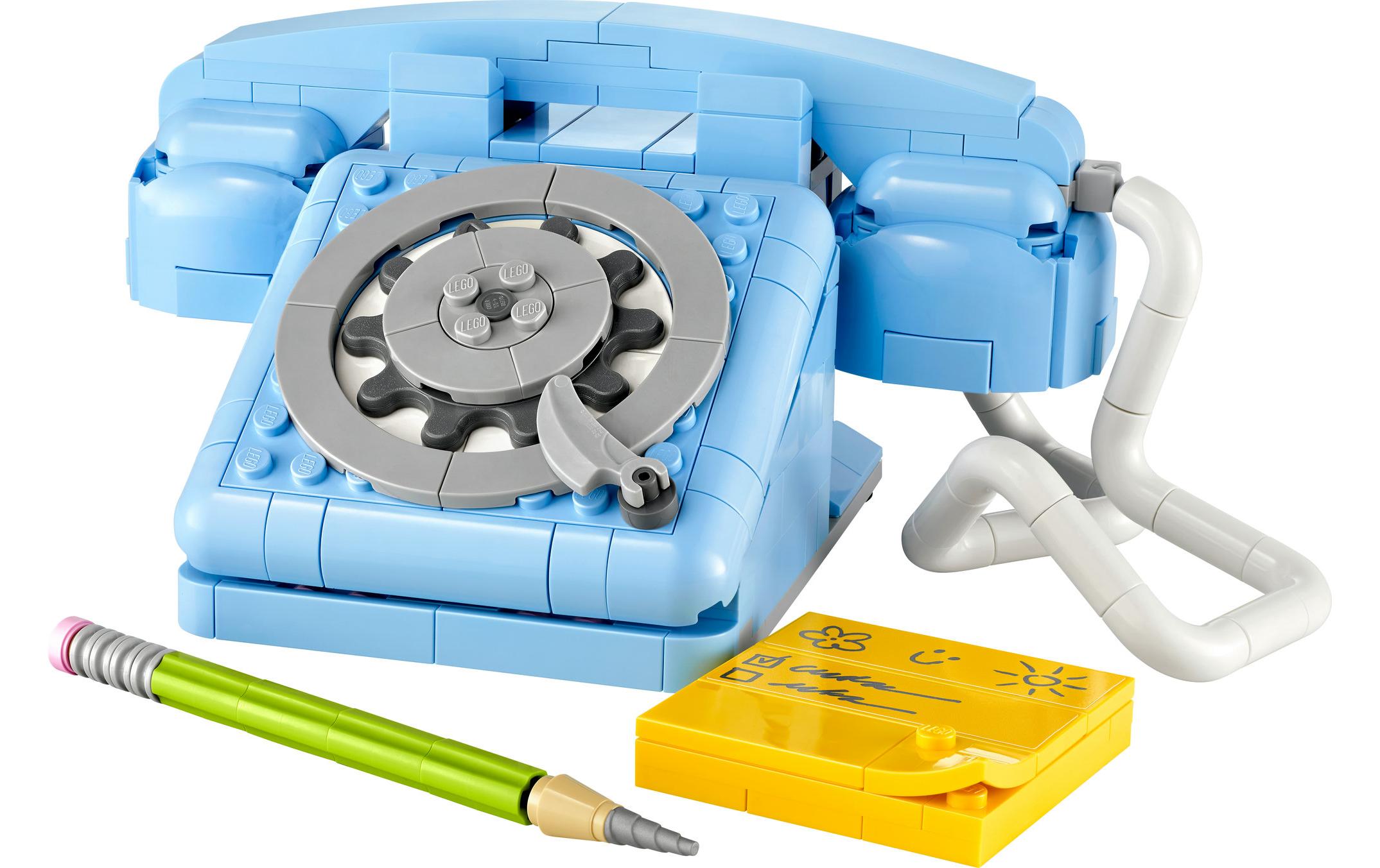 Creator Retro-Telefon 31174Nostalgiespielzeug zum Spielen und Ausstellen