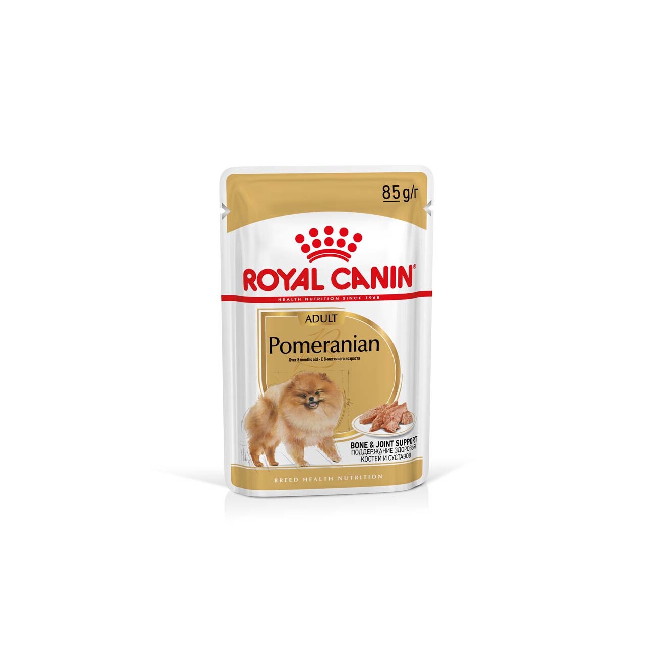 ROYAL CANIN Breed Pomeranian Feuchtnahrung für Zwergspitze als Mousse (>8 Monate)12x85g