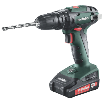 Metabo 18V accu klopboormachine SB18 + 2 accu's 2.0Ah