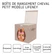 Boîte de rangement en tissu pour enfant 