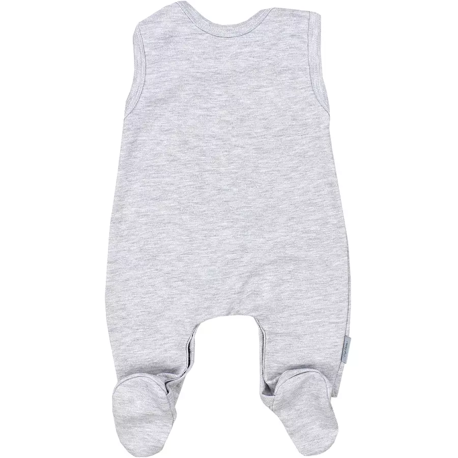 TupTam Baby Mädchen Strampler mit Aufdruck Spruch 3er Pack graurosa