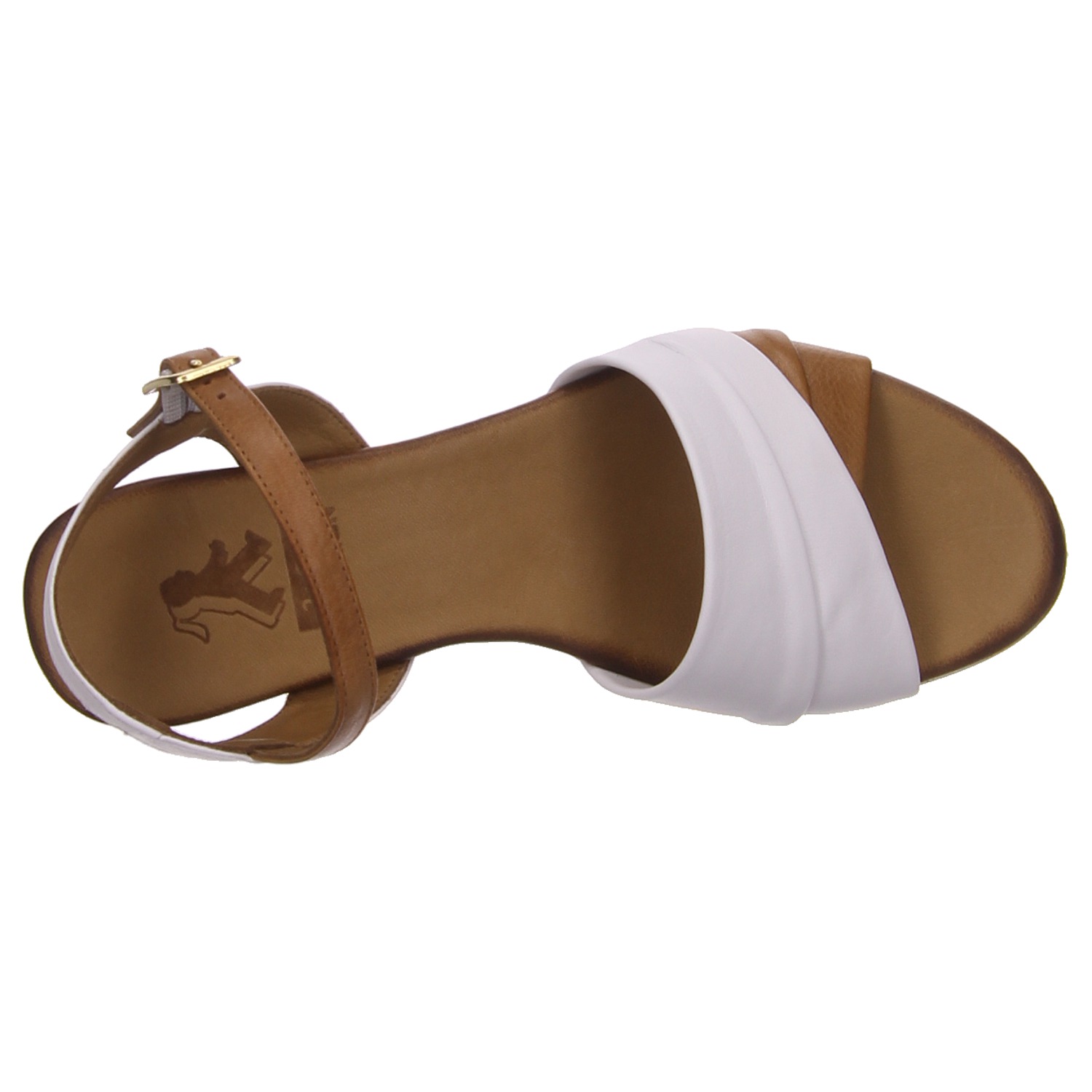 2 Go Damensandalette weiß weiss/weiss kombi