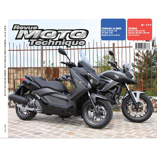 Etai - RMT 177 HONDA NC750 (2014 à 2015) et YAMAHA X-MAX125 (MBK EVOLIS) (2014 à 2015)